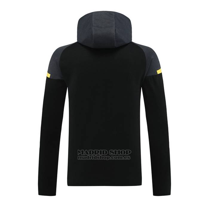 Chaqueta con Capucha del Borussia Dortmund 2024-2025 Negro
